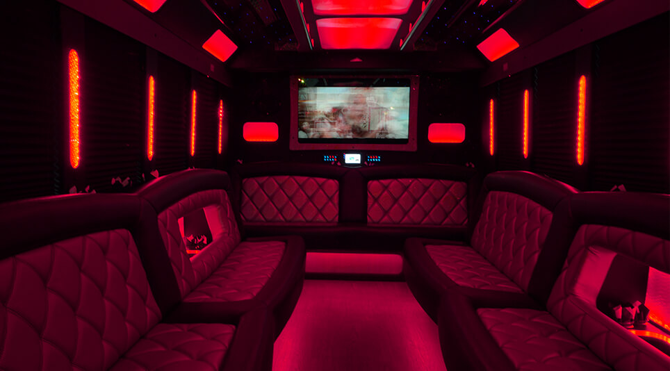 inside party bus